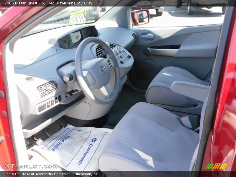 Red Brawn Metallic / Gray 2006 Nissan Quest 3.5