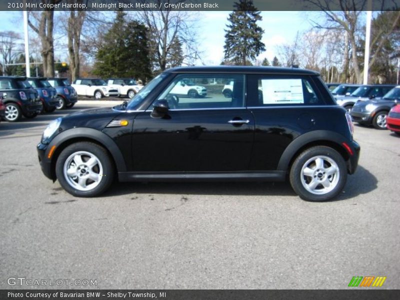 Midnight Black Metallic / Grey/Carbon Black 2010 Mini Cooper Hardtop