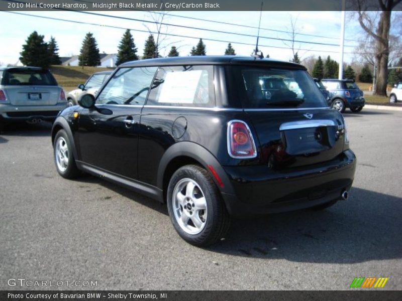 Midnight Black Metallic / Grey/Carbon Black 2010 Mini Cooper Hardtop