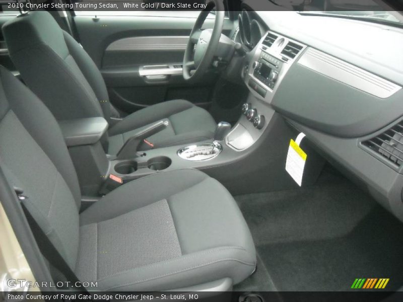 White Gold / Dark Slate Gray 2010 Chrysler Sebring Touring Sedan