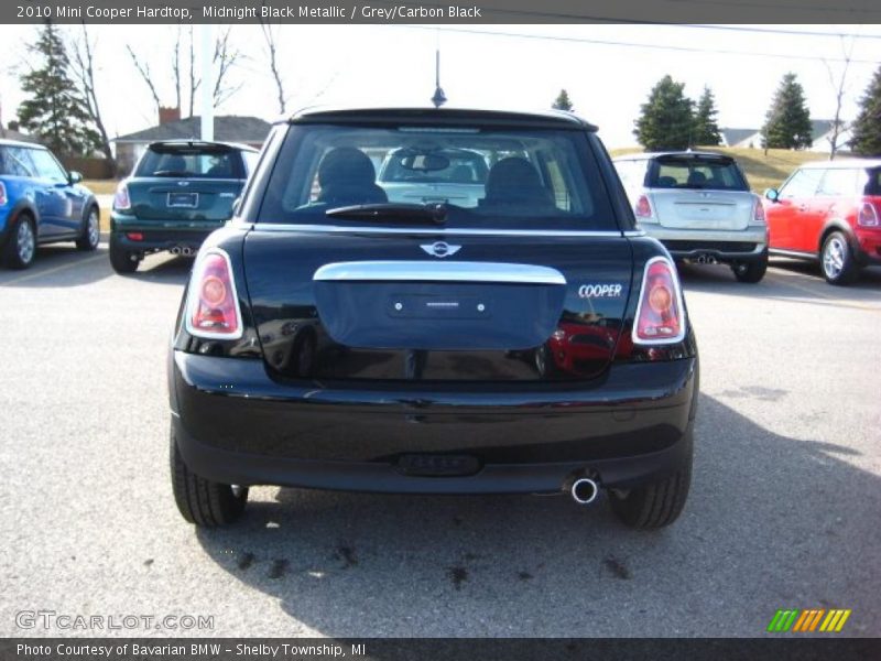 Midnight Black Metallic / Grey/Carbon Black 2010 Mini Cooper Hardtop