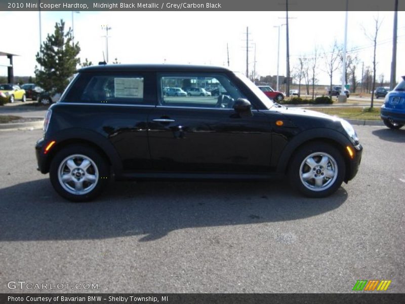 Midnight Black Metallic / Grey/Carbon Black 2010 Mini Cooper Hardtop