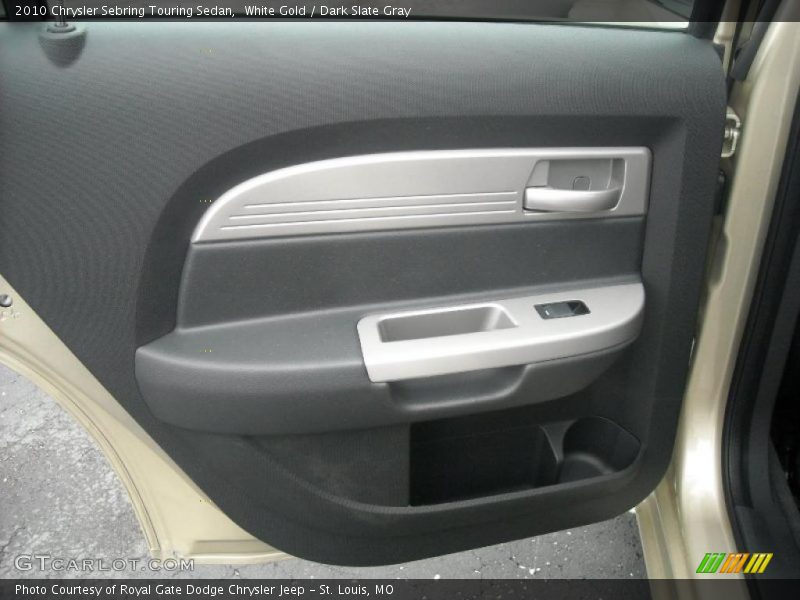 White Gold / Dark Slate Gray 2010 Chrysler Sebring Touring Sedan