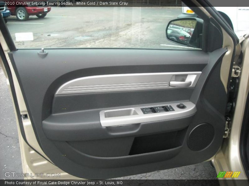 White Gold / Dark Slate Gray 2010 Chrysler Sebring Touring Sedan
