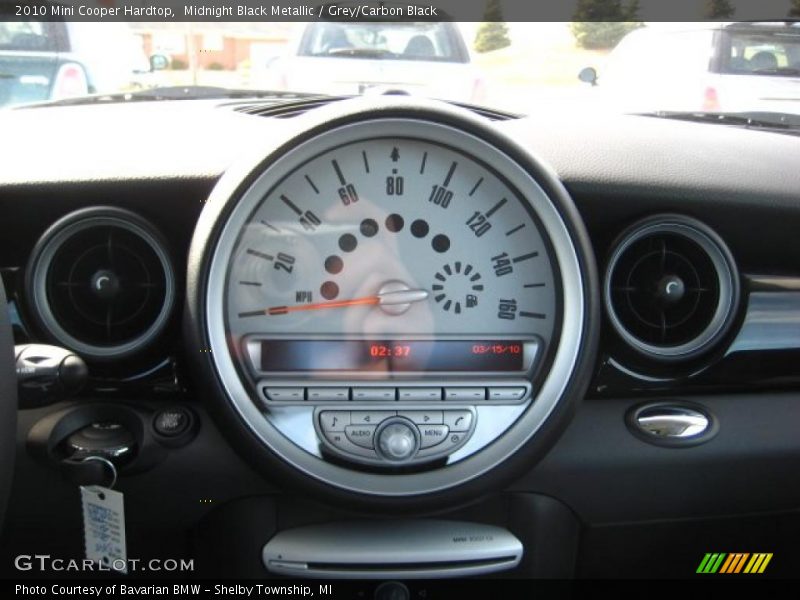 Midnight Black Metallic / Grey/Carbon Black 2010 Mini Cooper Hardtop