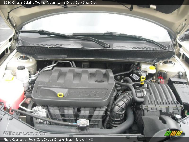 White Gold / Dark Slate Gray 2010 Chrysler Sebring Touring Sedan