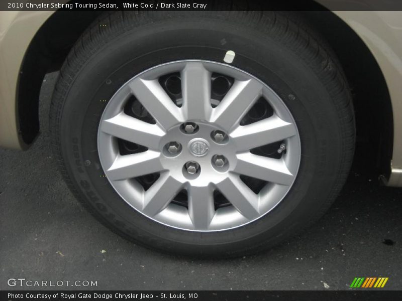 White Gold / Dark Slate Gray 2010 Chrysler Sebring Touring Sedan