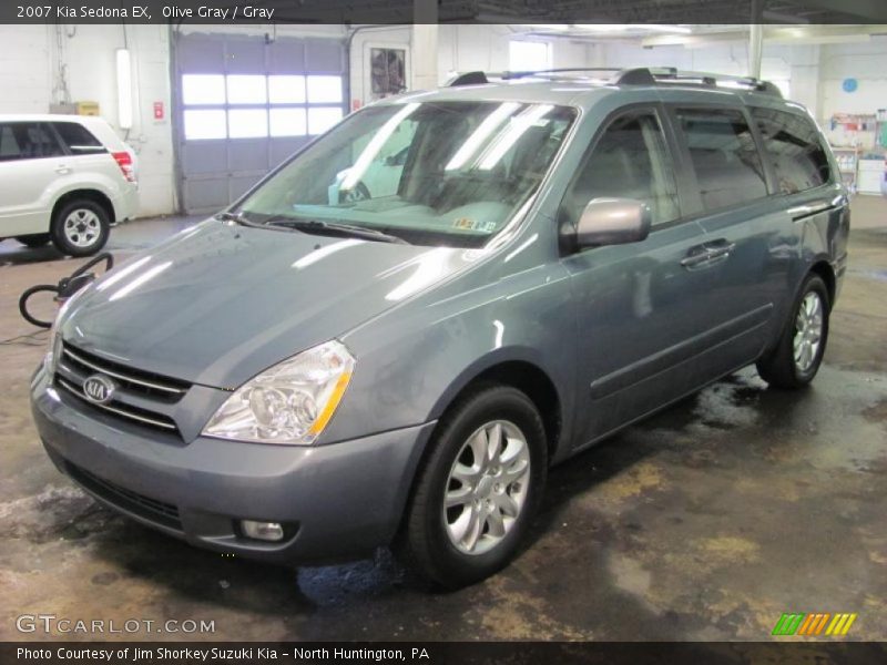 Olive Gray / Gray 2007 Kia Sedona EX