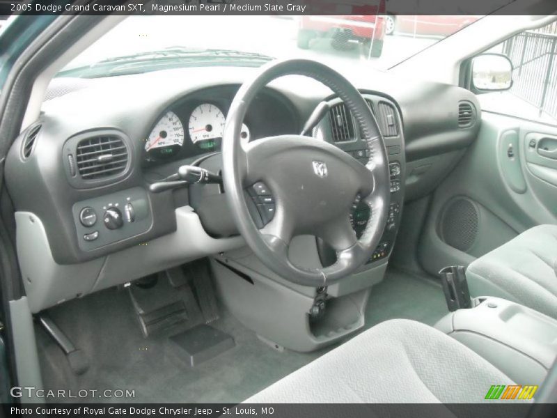 Magnesium Pearl / Medium Slate Gray 2005 Dodge Grand Caravan SXT