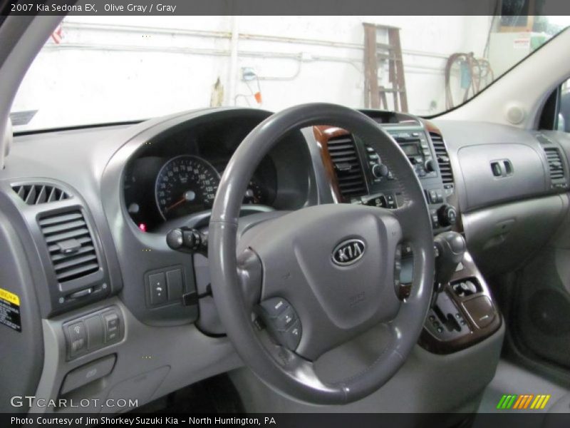 Olive Gray / Gray 2007 Kia Sedona EX