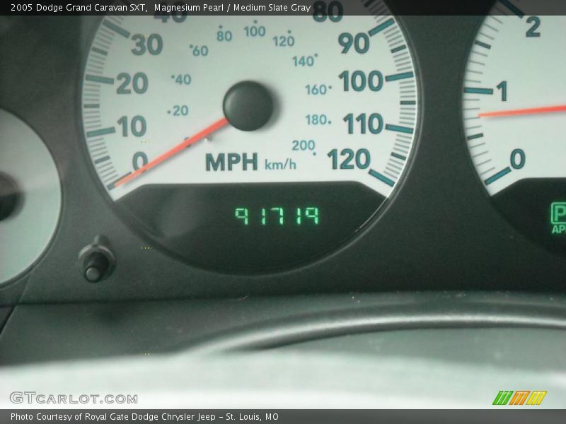 Magnesium Pearl / Medium Slate Gray 2005 Dodge Grand Caravan SXT