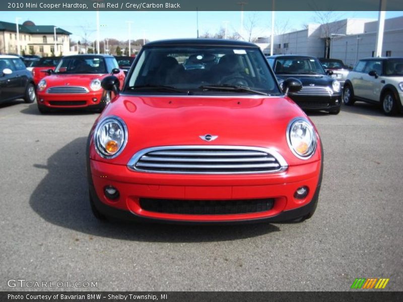Chili Red / Grey/Carbon Black 2010 Mini Cooper Hardtop