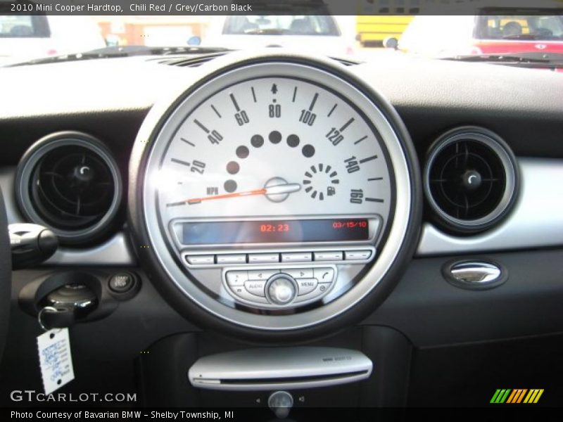 Chili Red / Grey/Carbon Black 2010 Mini Cooper Hardtop
