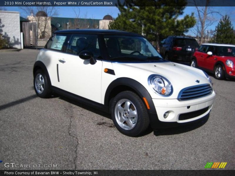 Pepper White / Grey/Carbon Black 2010 Mini Cooper Hardtop