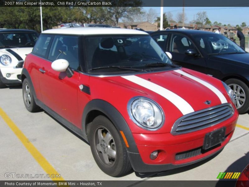 Chili Red / Grey/Carbon Black 2007 Mini Cooper Hardtop