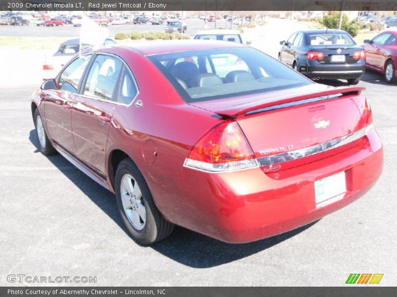 Red Jewel Tintcoat / Ebony 2009 Chevrolet Impala LT