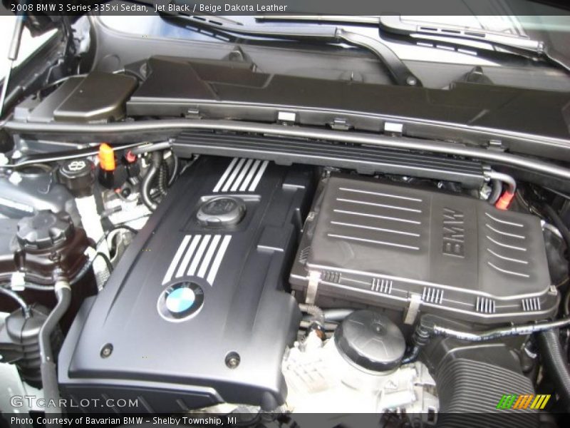 Jet Black / Beige Dakota Leather 2008 BMW 3 Series 335xi Sedan