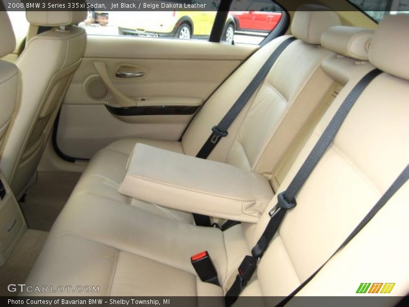 Jet Black / Beige Dakota Leather 2008 BMW 3 Series 335xi Sedan