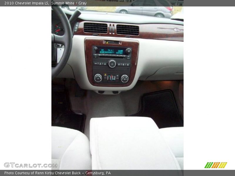 Summit White / Gray 2010 Chevrolet Impala LS