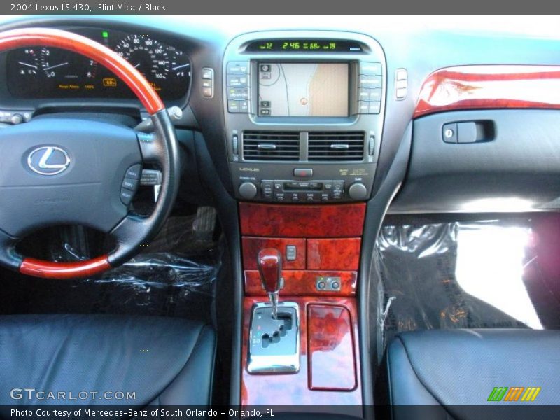 Flint Mica / Black 2004 Lexus LS 430