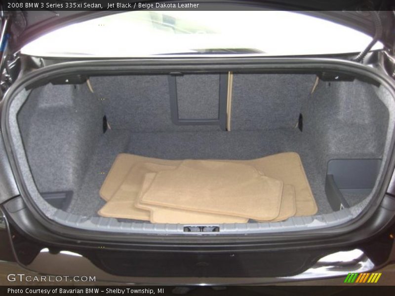 Jet Black / Beige Dakota Leather 2008 BMW 3 Series 335xi Sedan
