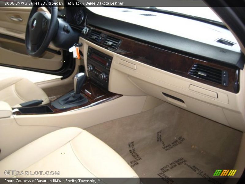 Jet Black / Beige Dakota Leather 2008 BMW 3 Series 335xi Sedan
