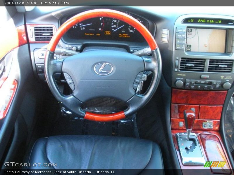 Flint Mica / Black 2004 Lexus LS 430