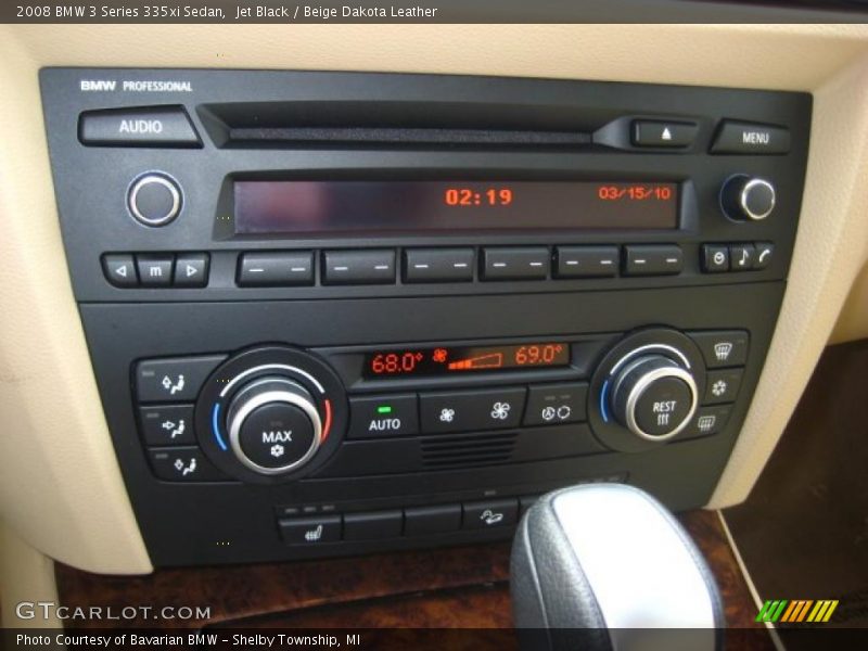 Jet Black / Beige Dakota Leather 2008 BMW 3 Series 335xi Sedan