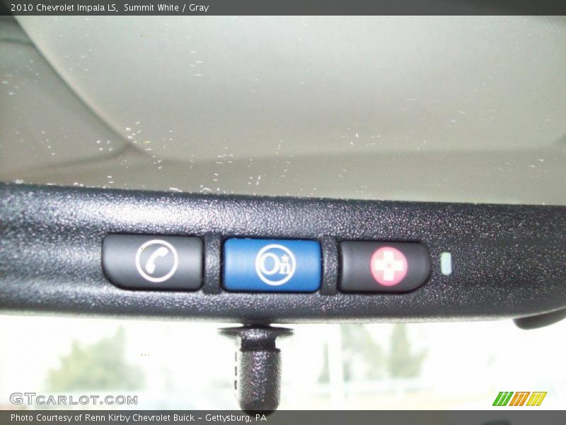 Summit White / Gray 2010 Chevrolet Impala LS