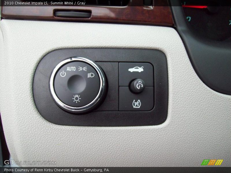 Summit White / Gray 2010 Chevrolet Impala LS