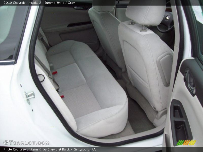 Summit White / Gray 2010 Chevrolet Impala LS