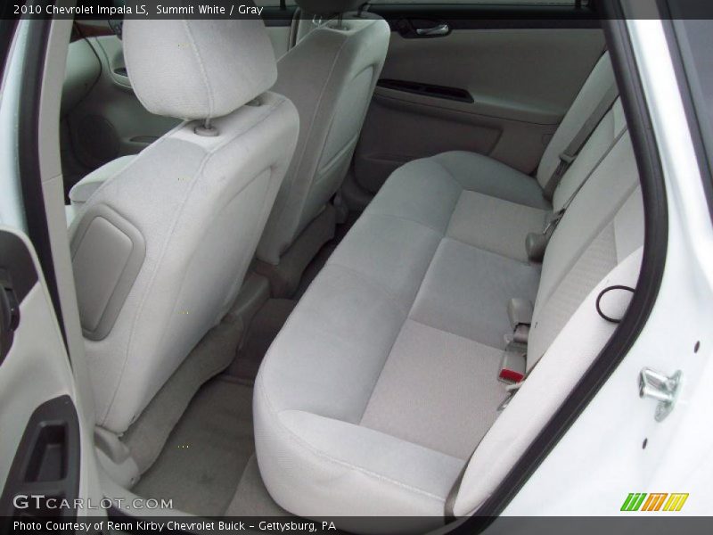 Summit White / Gray 2010 Chevrolet Impala LS