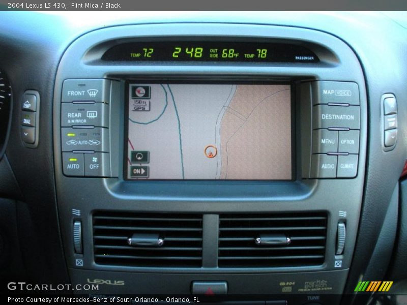 Flint Mica / Black 2004 Lexus LS 430