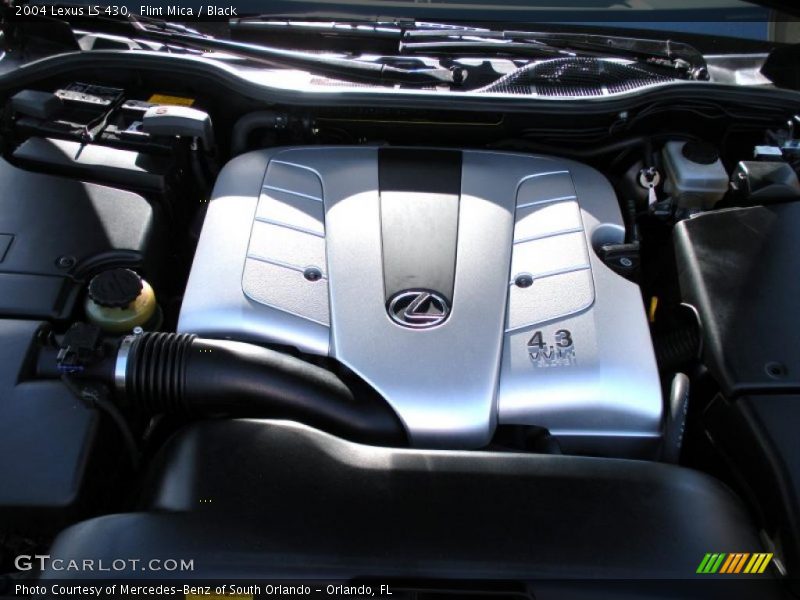 Flint Mica / Black 2004 Lexus LS 430