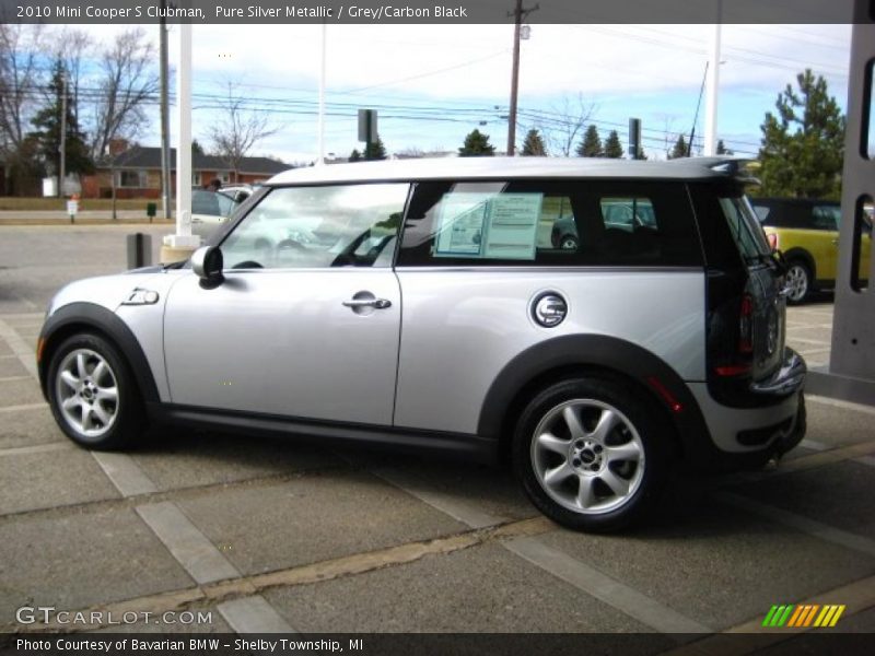 Pure Silver Metallic / Grey/Carbon Black 2010 Mini Cooper S Clubman