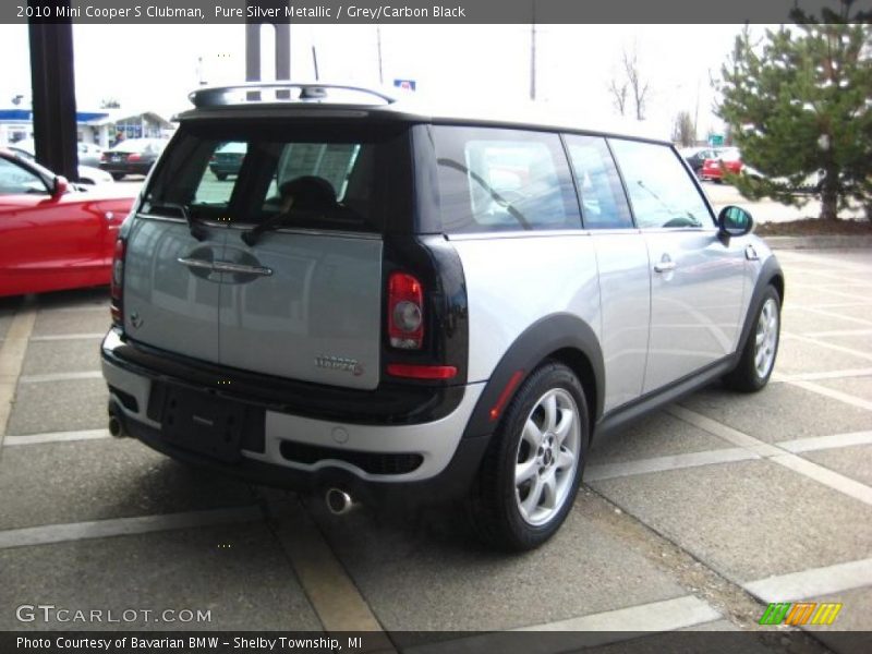 Pure Silver Metallic / Grey/Carbon Black 2010 Mini Cooper S Clubman