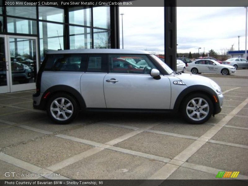 Pure Silver Metallic / Grey/Carbon Black 2010 Mini Cooper S Clubman