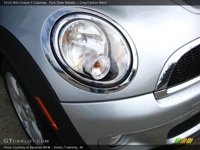 Pure Silver Metallic / Grey/Carbon Black 2010 Mini Cooper S Clubman