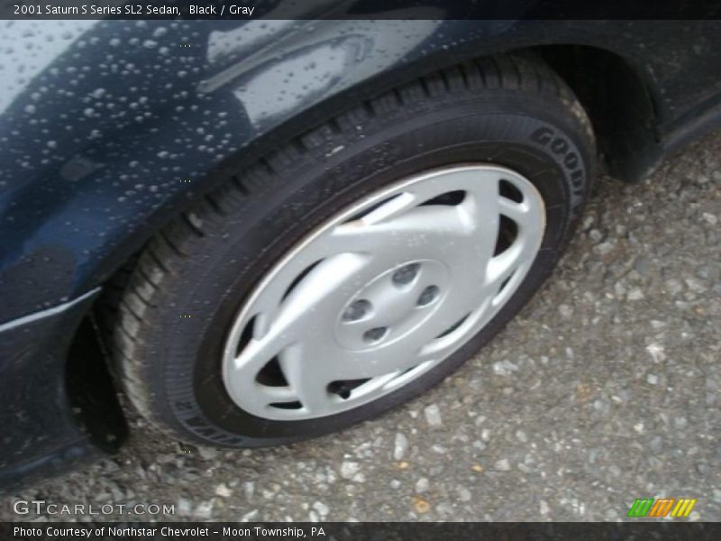 Black / Gray 2001 Saturn S Series SL2 Sedan