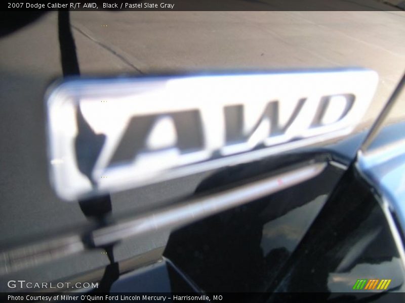 Black / Pastel Slate Gray 2007 Dodge Caliber R/T AWD