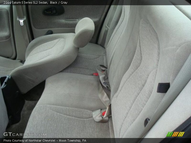 Black / Gray 2001 Saturn S Series SL2 Sedan