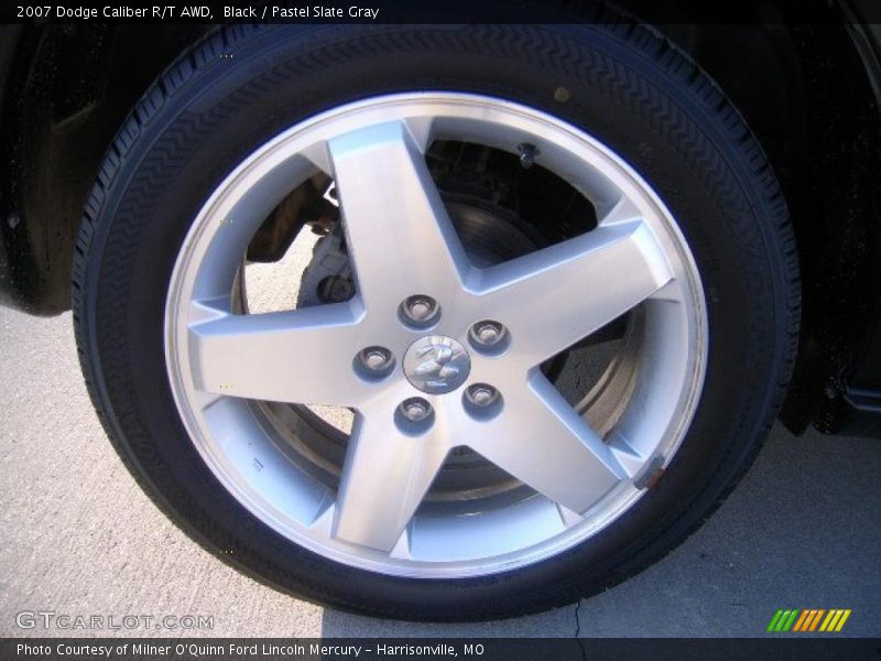 Black / Pastel Slate Gray 2007 Dodge Caliber R/T AWD