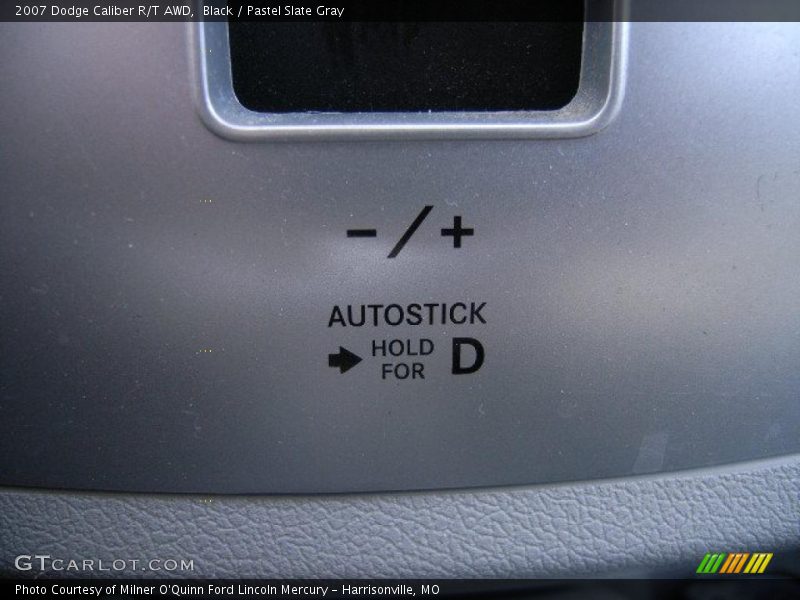 Black / Pastel Slate Gray 2007 Dodge Caliber R/T AWD
