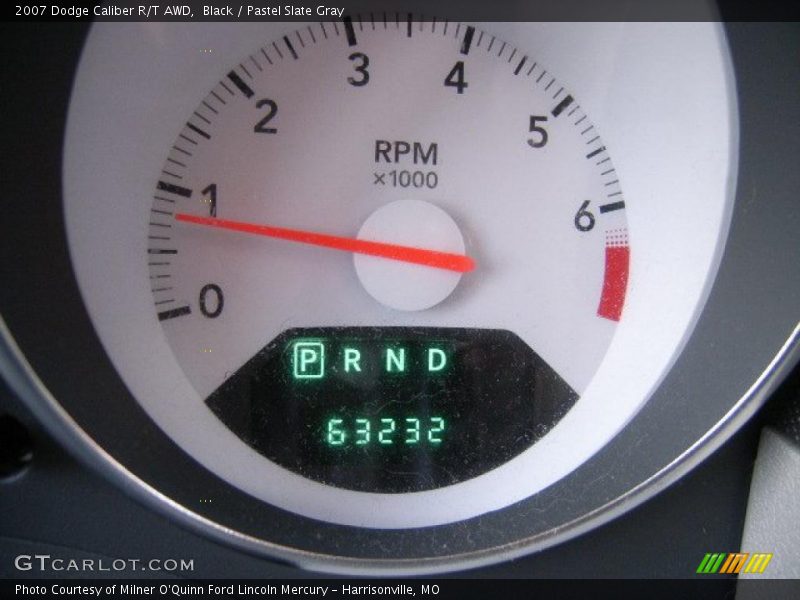 Black / Pastel Slate Gray 2007 Dodge Caliber R/T AWD
