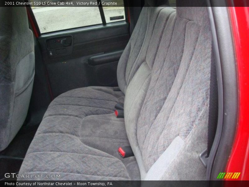 Victory Red / Graphite 2001 Chevrolet S10 LS Crew Cab 4x4