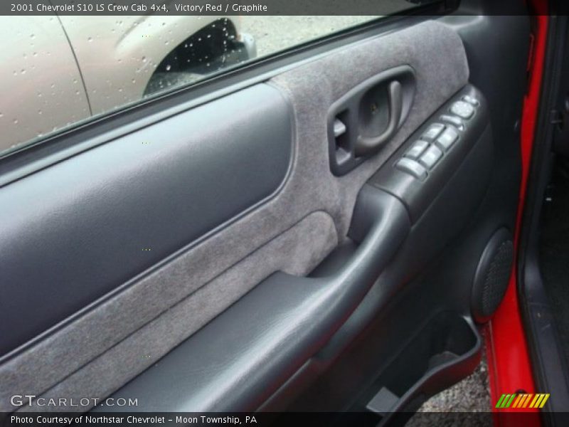 Victory Red / Graphite 2001 Chevrolet S10 LS Crew Cab 4x4