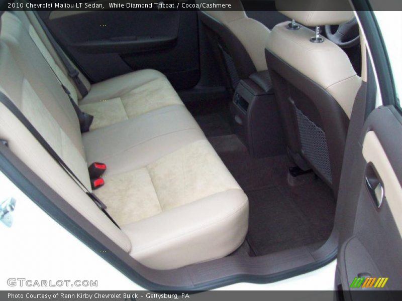 White Diamond Tricoat / Cocoa/Cashmere 2010 Chevrolet Malibu LT Sedan