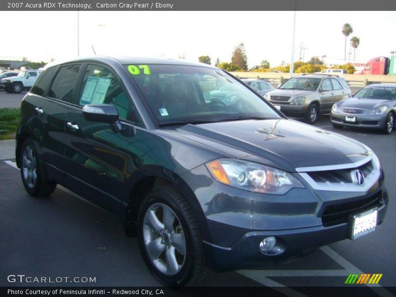 Carbon Gray Pearl / Ebony 2007 Acura RDX Technology