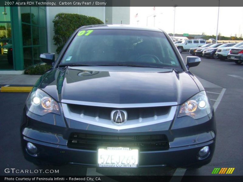 Carbon Gray Pearl / Ebony 2007 Acura RDX Technology