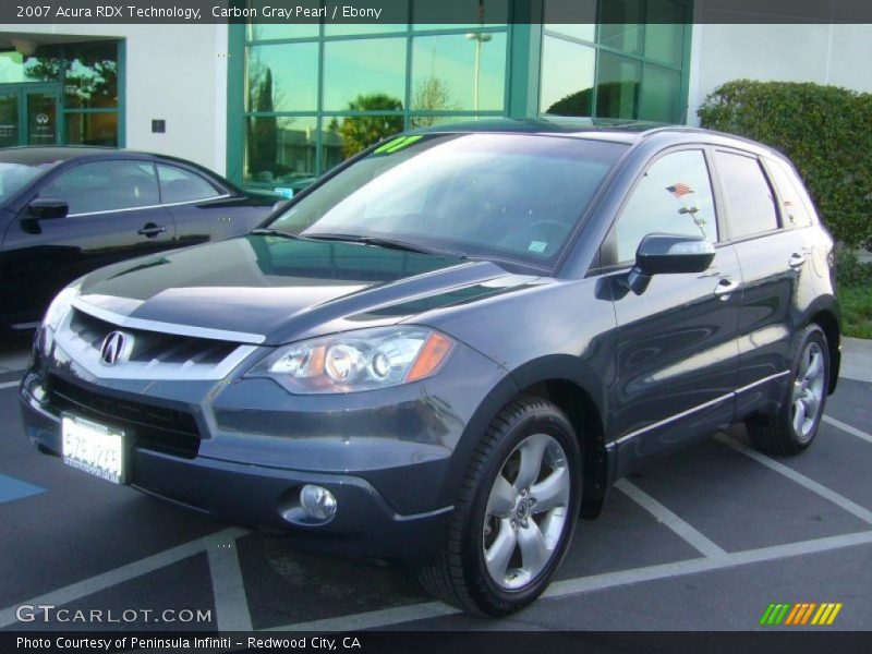 Carbon Gray Pearl / Ebony 2007 Acura RDX Technology